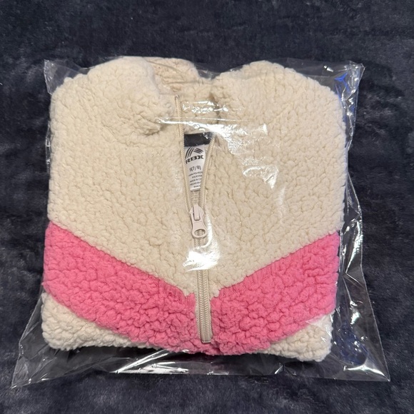 RBX Cream and Pink Kids Fleece Hoodie - Picture 11 of 11